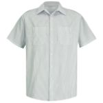 Picture of Red Kap® SP20 Men's Short Sleeve Industrial Stripe Work Shirt