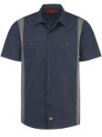 Picture of Dickies® 0024 Men's Industrial Color Block Short-Sleeve Shirt