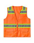 Picture of Max Apparel MAX447 Class 2 Solid Twill Vest, Safety Orange