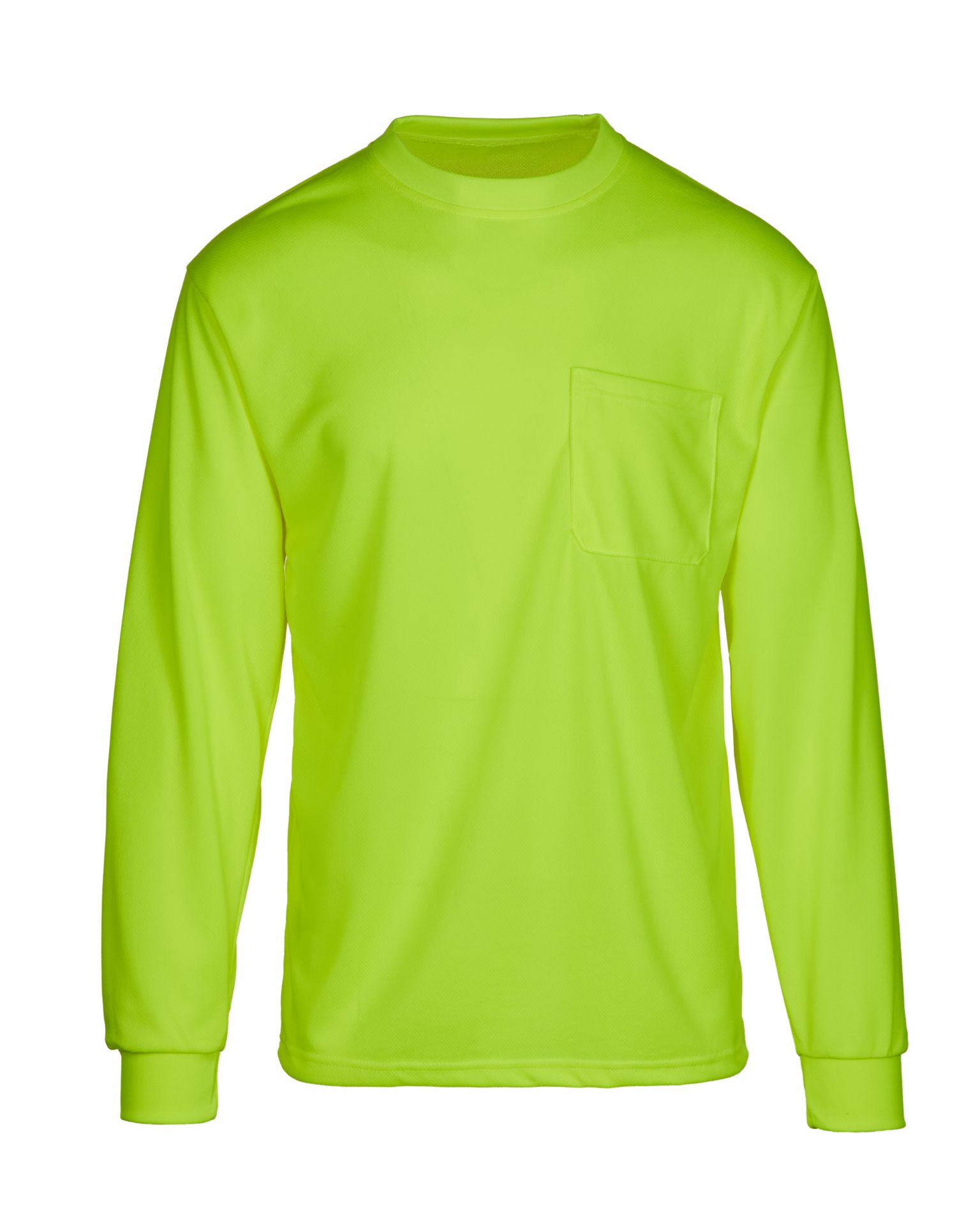 Picture of Max Apparel MAX451 Non Ansi Hi Viz Long Sleeve T-shirt, Safety Green