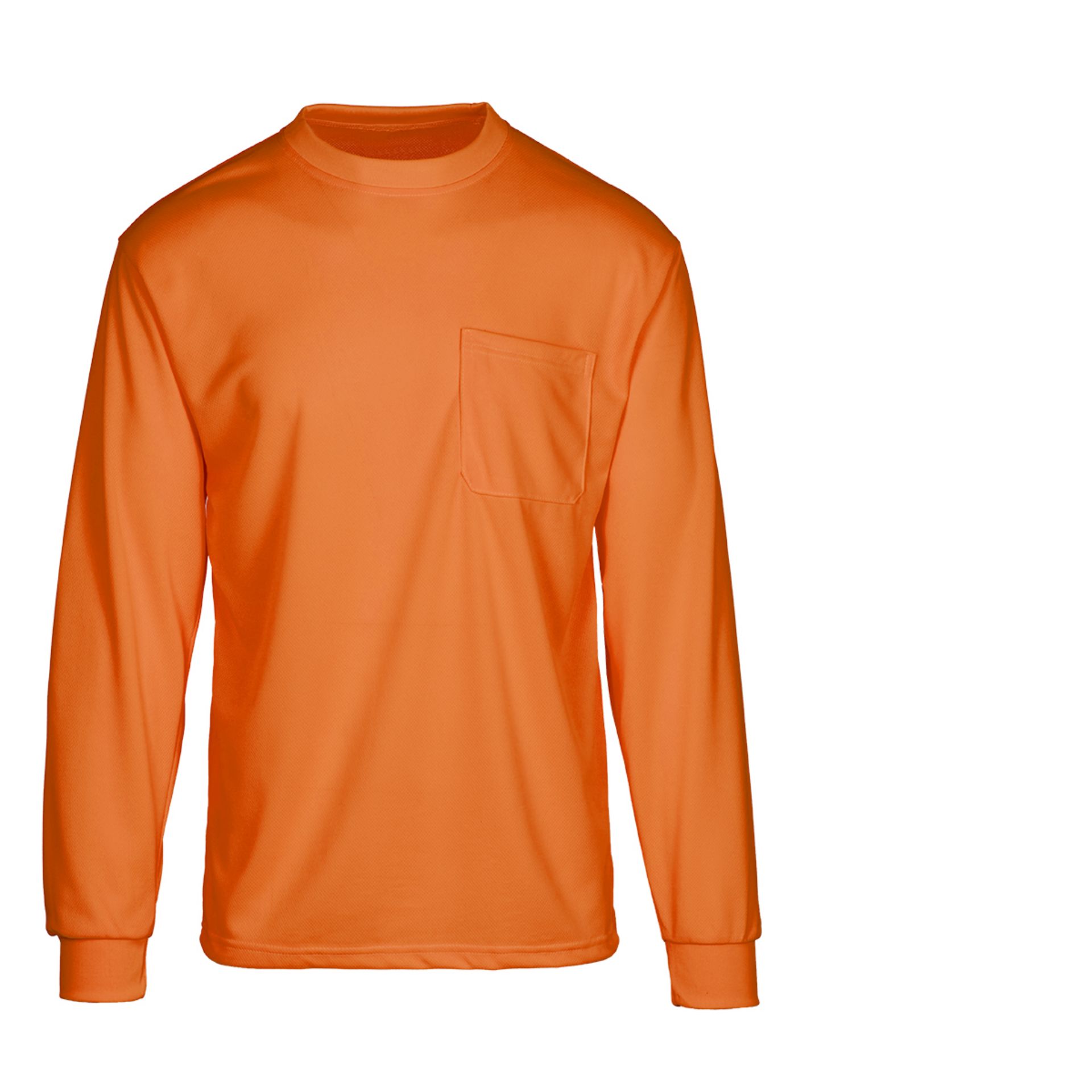 Picture of Max Apparel MAX453 Non Ansi Hi Viz Long Sleeve T-shirt, Safety Orange