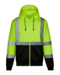 Picture of Max Apparel MAX620 Class 3 Full Zip Hoodie, Safety Green/Black