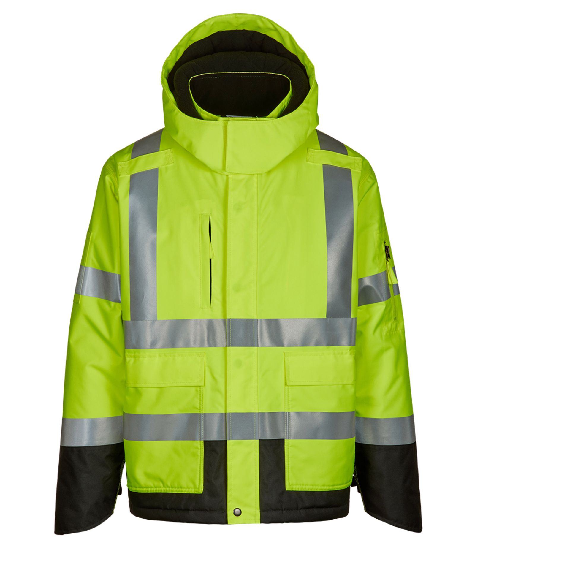 Picture of Max Apparel MAX628 Class 3 Parka, Safety Green/Black