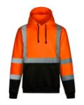 Picture of Max Apparel MAX640 Class 3 Pullover Hoodie, Safety Orange/Black
