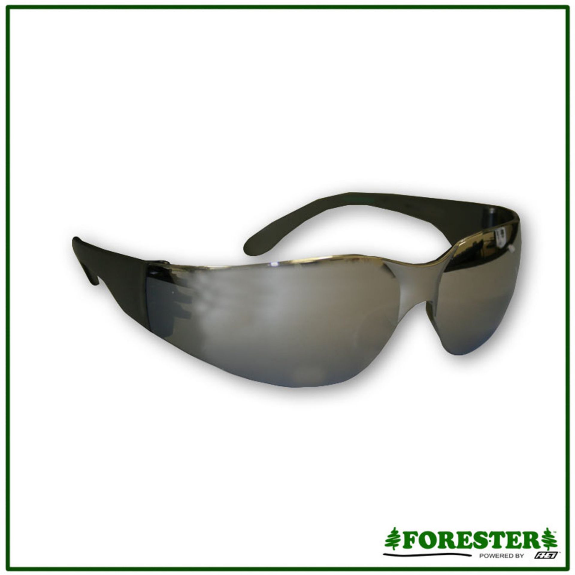 Picture of Forester Forester 7 Forester Wrap Around Safety Glasses-Smoke Mirrored