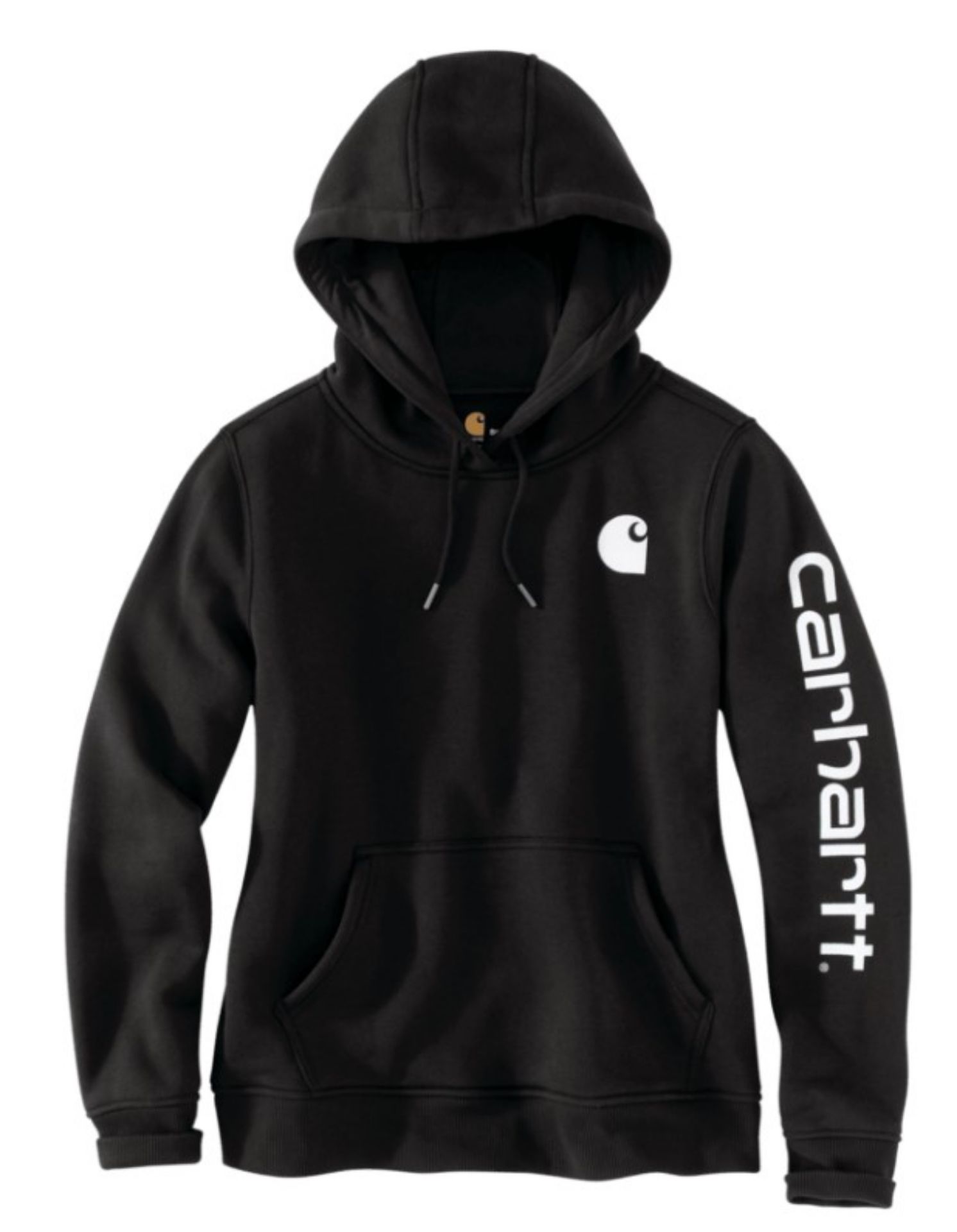 Picture of Carhartt 102791 Womens Relaxed Fit Midweight Logo Sleeve Graphic Sweatshirt