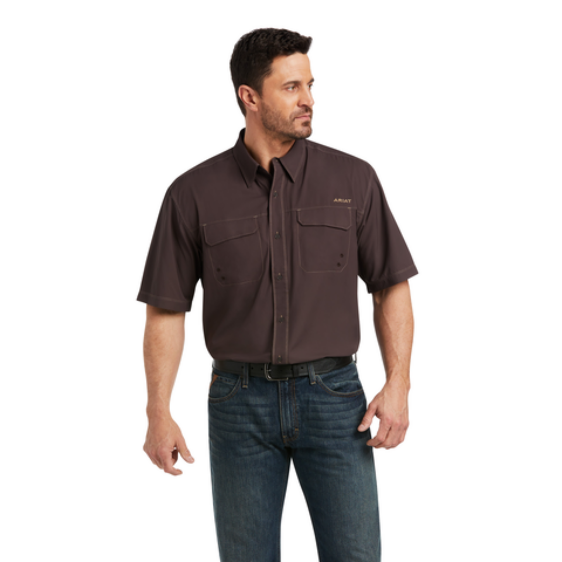 Picture of Ariat 10035441 VENTTEK OUTBOUND   SS SHRT