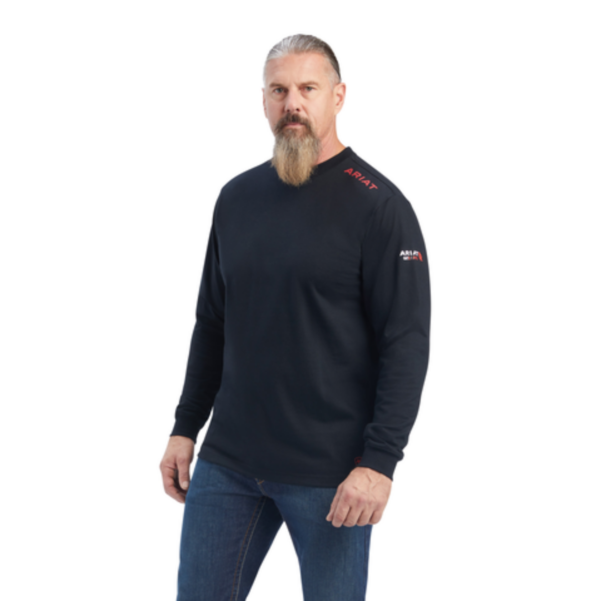 Picture of Ariat 10041479 FR BORN FOR THIS LS T-SHRT