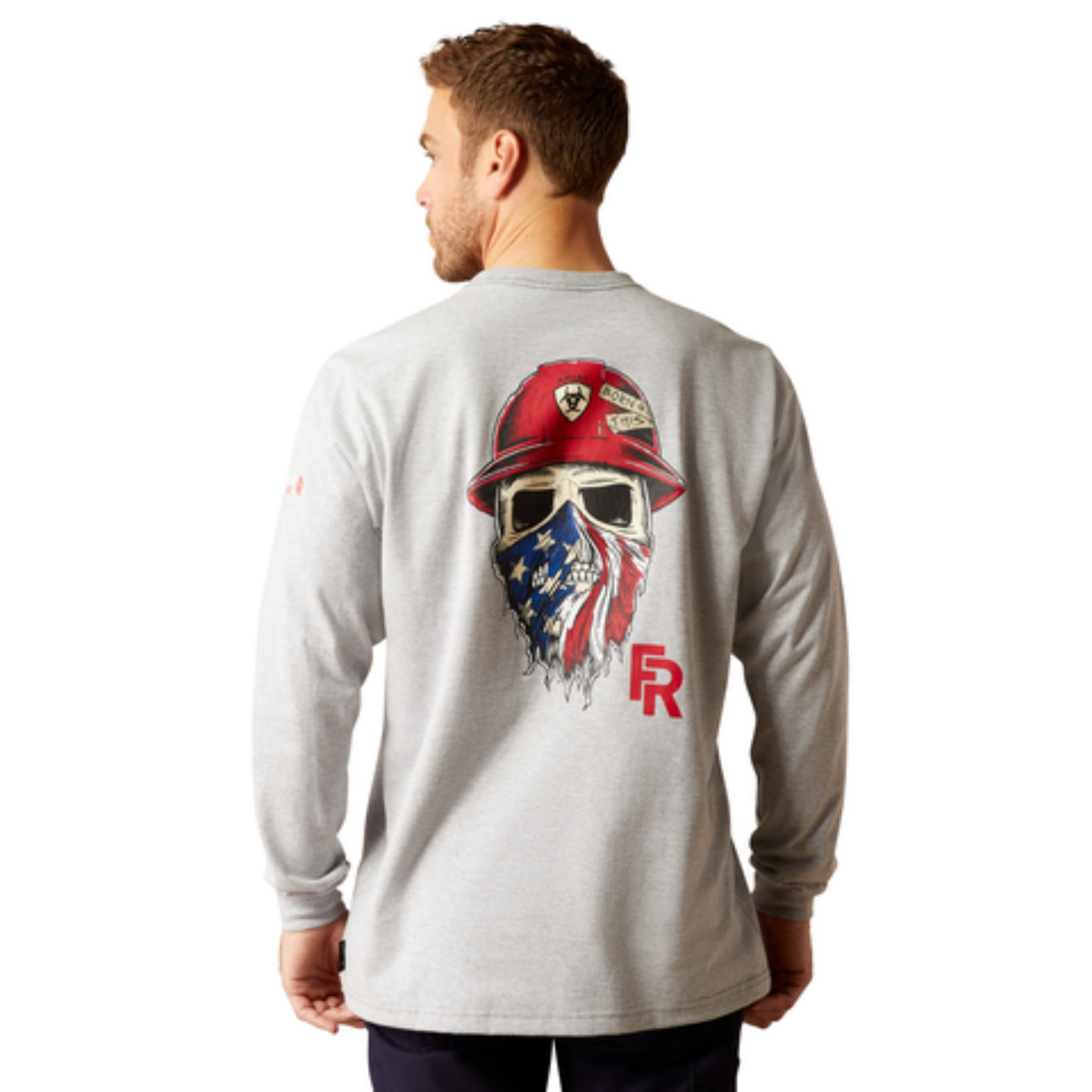 Picture of Ariat 10052073 FR BORN FOR THIS LS T-SHRT