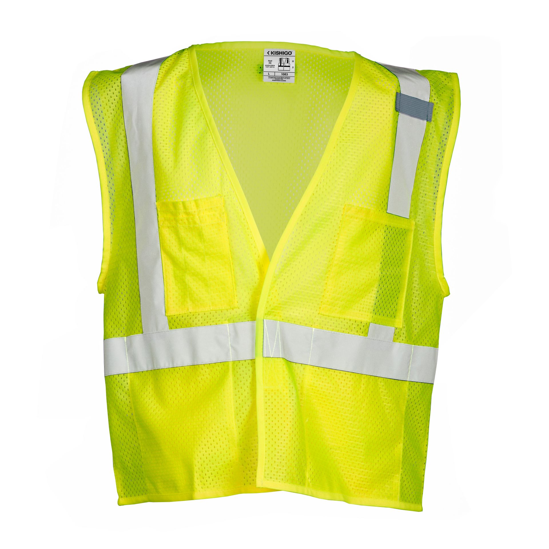 Picture of Kishigo 1083 4 Pocket Hook & Loop Mesh Vest