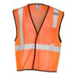 Picture of Kishigo 1194 Single Pocket Hook & Loop Mesh Vest - Economy