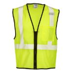 Picture of Kishigo 1519 Single Pocket Zipper Mesh Vest - Economy