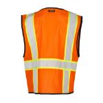 Picture of Kishigo 1528 Single Pocket Contrasting Mesh Vest - Economy