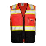 Picture of Kishigo 1715 Premium Black Series Black Bottom Vest