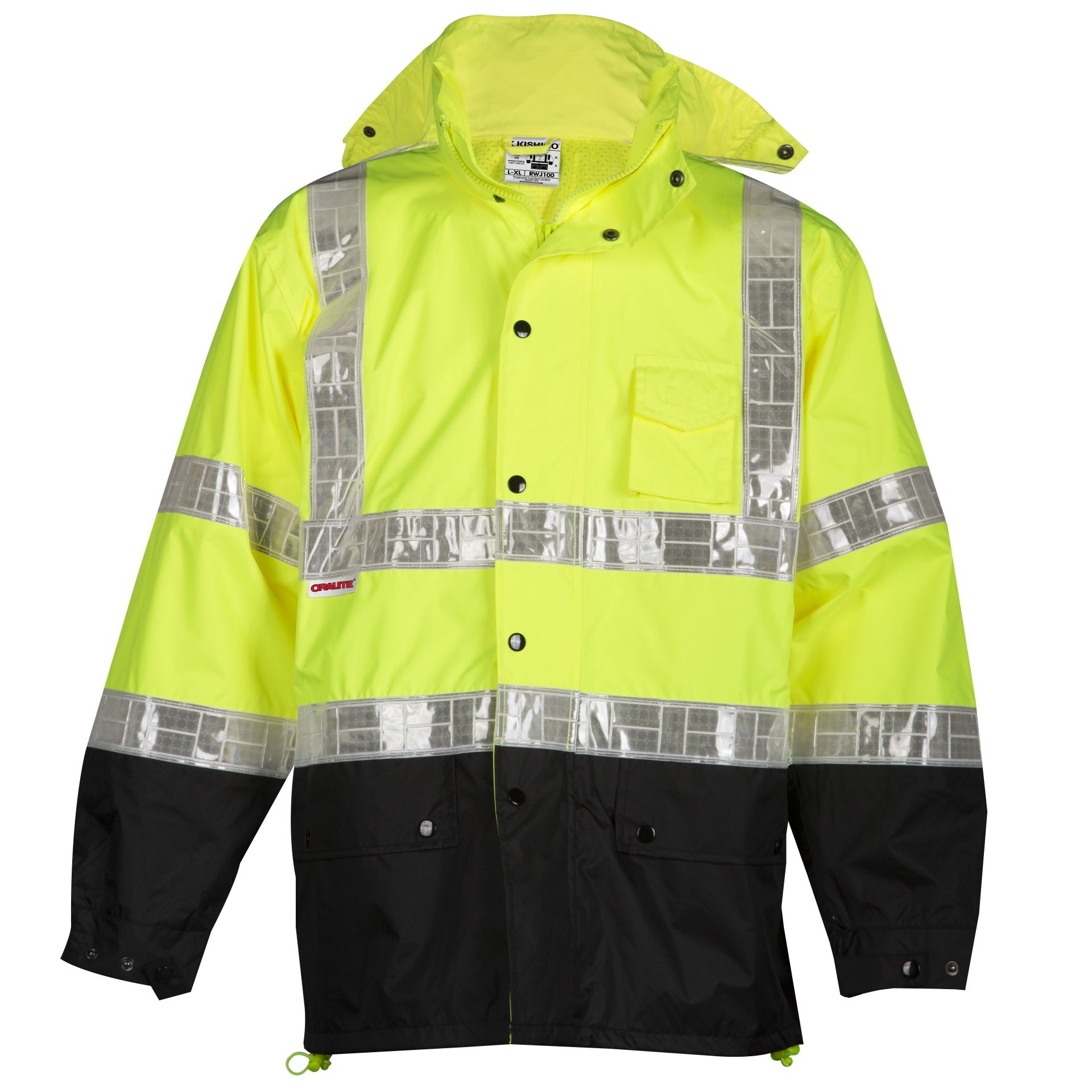 Picture of Kishigo RWJ100 Storm Stopper Pro Rainwear Jacket
