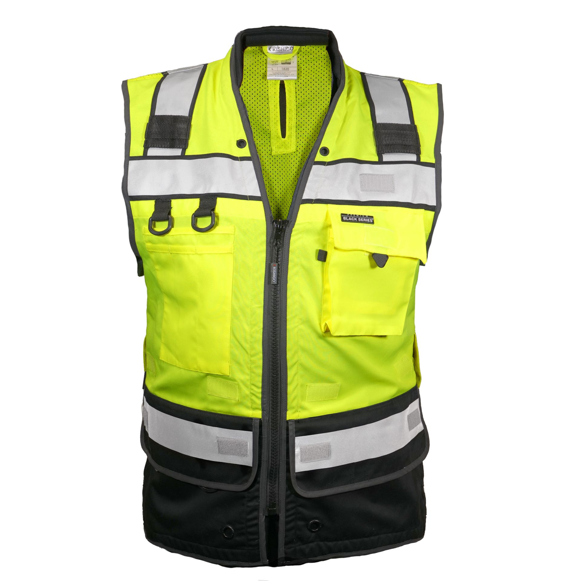 Picture of Kishigo 1820 Premium Black Tool Tethering Vest