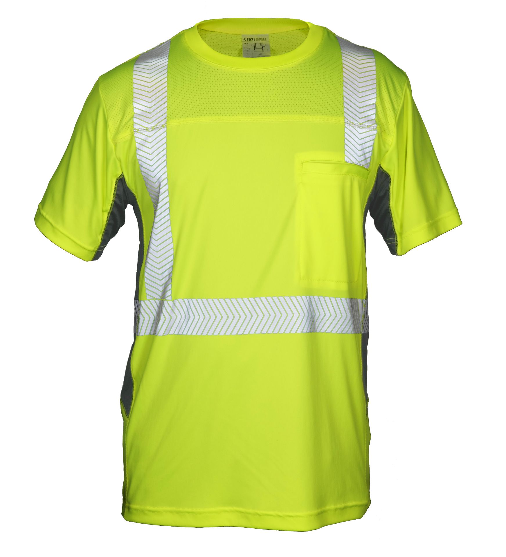 Picture of Kishigo 9173 Premium Black Cool Touch Short Sleeve T-shirt, Class 2