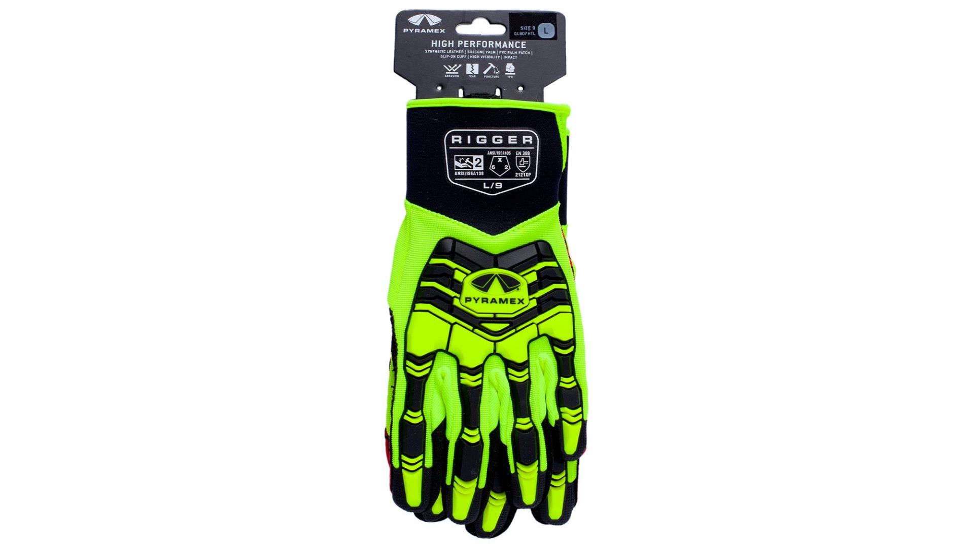 Picture of Pyramex GL807HT Synthetic Leather Silicone Palm Level 2 Impact