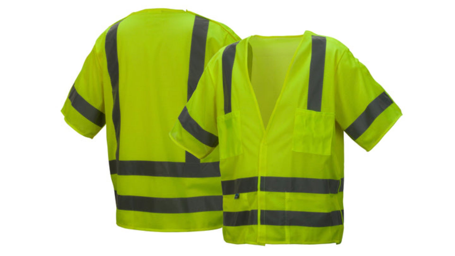 Picture of Pyramex RVHL31BR Class 3 Breakaway Type R Hi-Vis Safety Vest