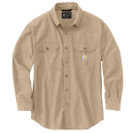 Picture of Carhartt 104368 Mens Loose Fit Midweight Chambray Long-Sleeve Shirt