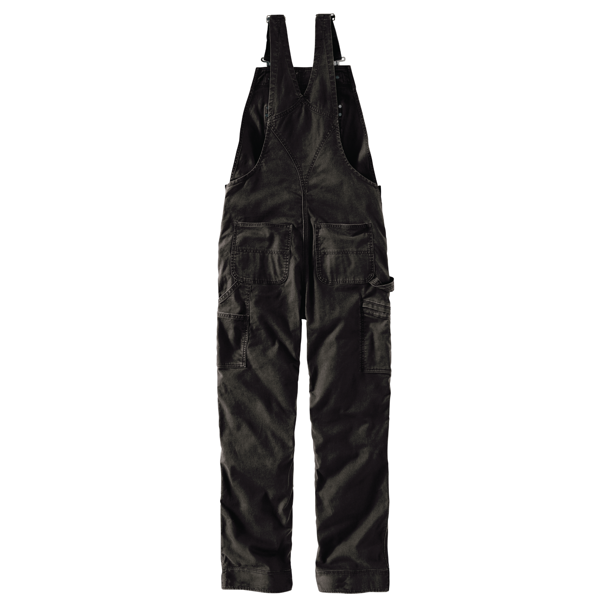 Picture of Carhartt 102987 Mens Rugged Flex® Relaxed Fit Canvas Bib Overall