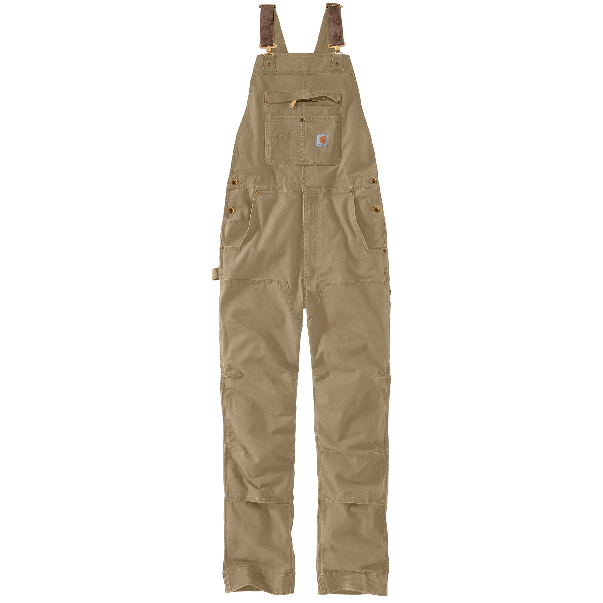 Picture of Carhartt 102987 Mens Rugged Flex® Relaxed Fit Canvas Bib Overall