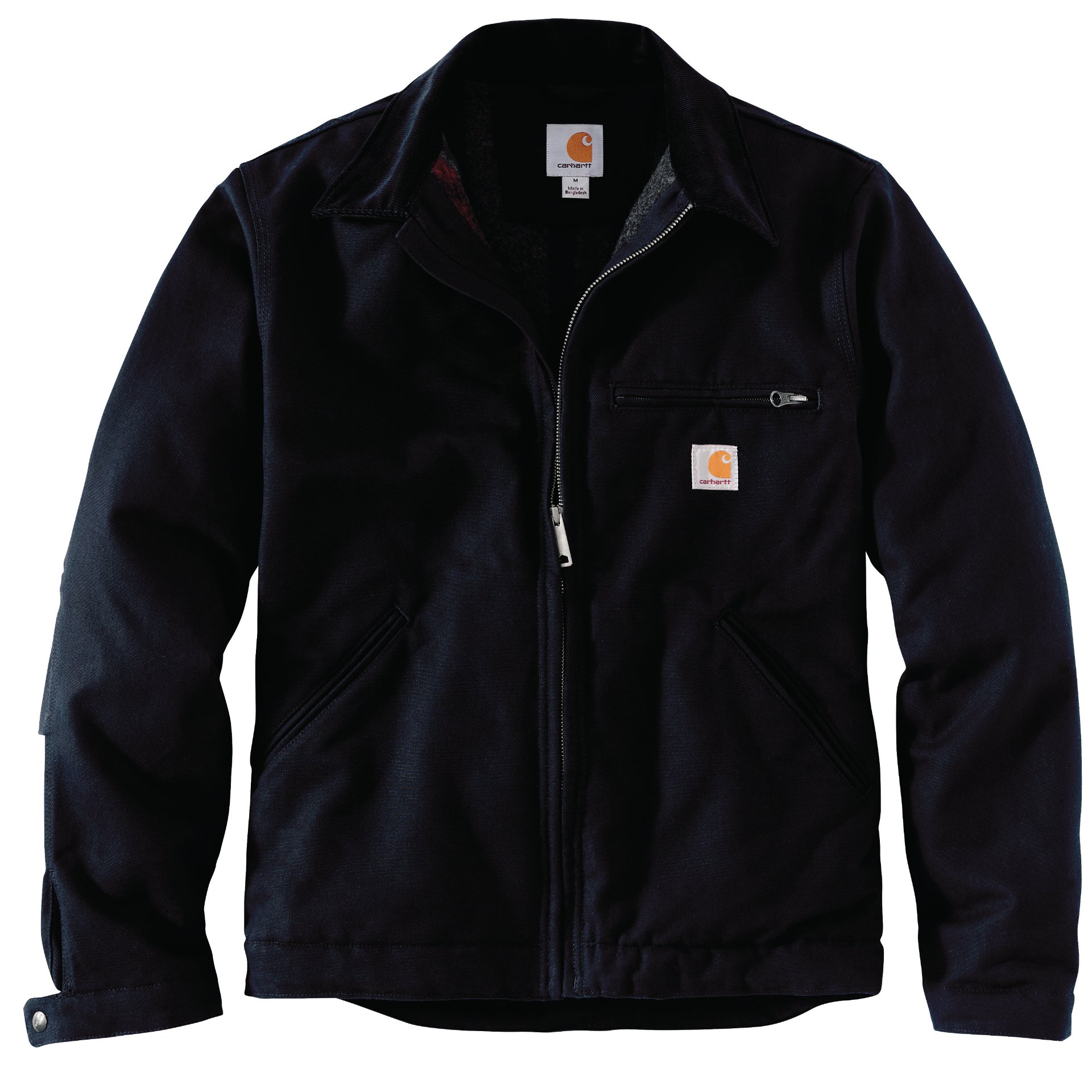 Picture of Carhartt 103828 Mens Relaxed Fit Duck Blanket-Lined Detroit Jacket