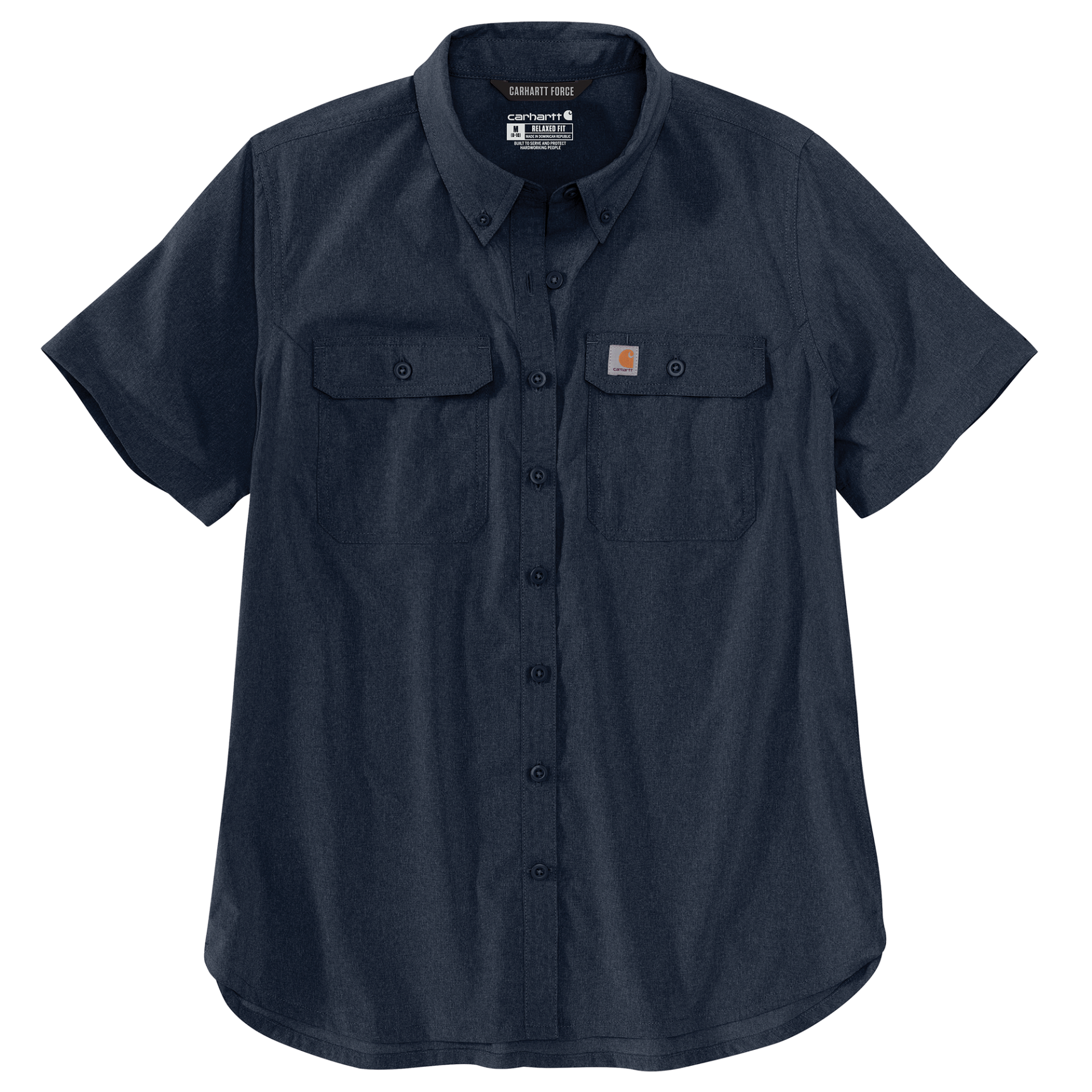 Picture of Carhartt 105537 Womens Force Relaxed Fit Lightweight Short Sleeve Shirt