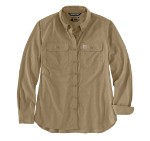 Picture of Carhartt 105538 Womens Force Relaxed Fit Lightweight Long- Sleeve Shirt