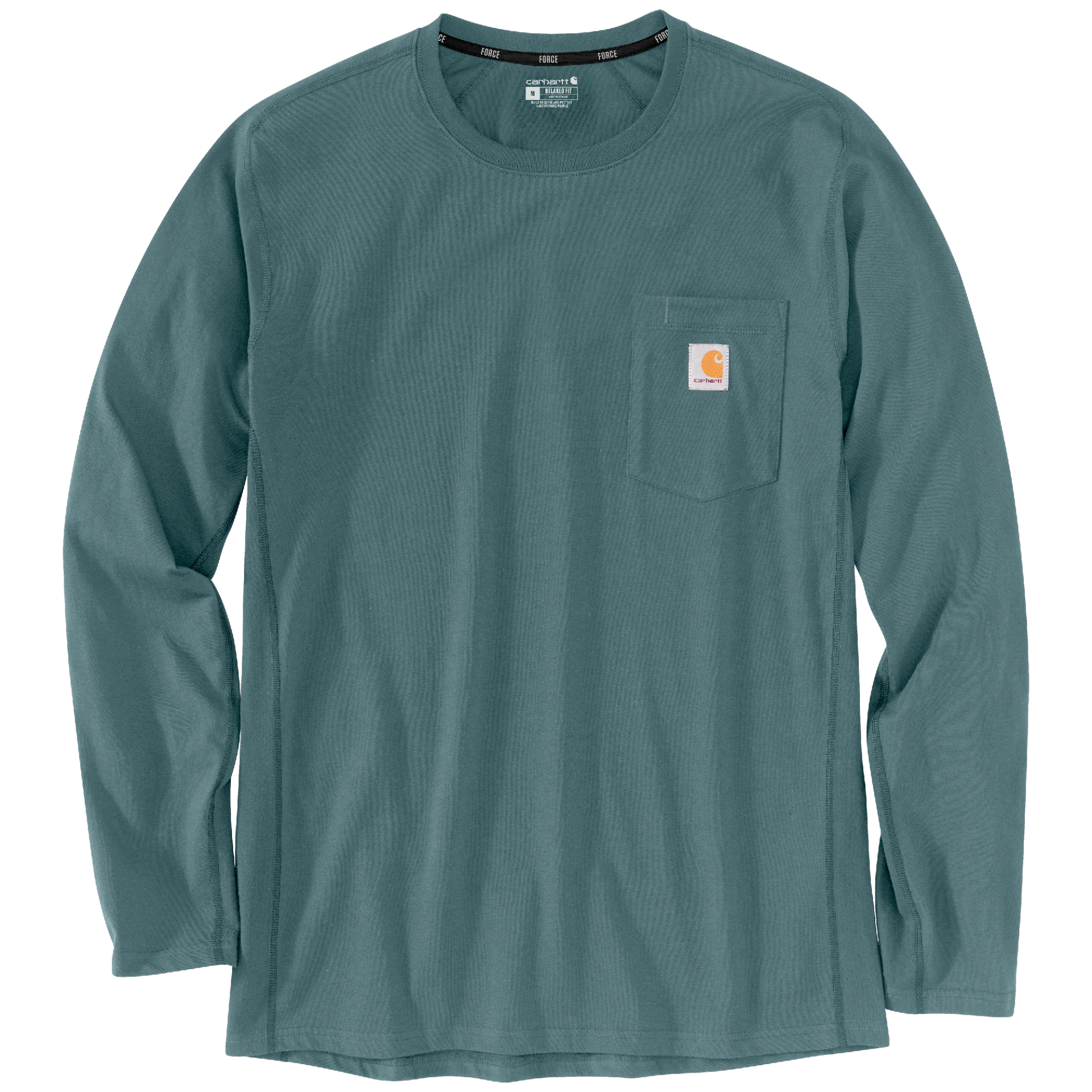 Picture of Carhartt 106656 Mens Force Relaxed Fit Midweight Long-Sleeve Pocket T-Shirt