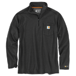 Picture of Carhartt 106660 Mens Force Relaxed Fit Midweight Long-Sleeve Quarter-Zip Mock-Neck T-Shirt