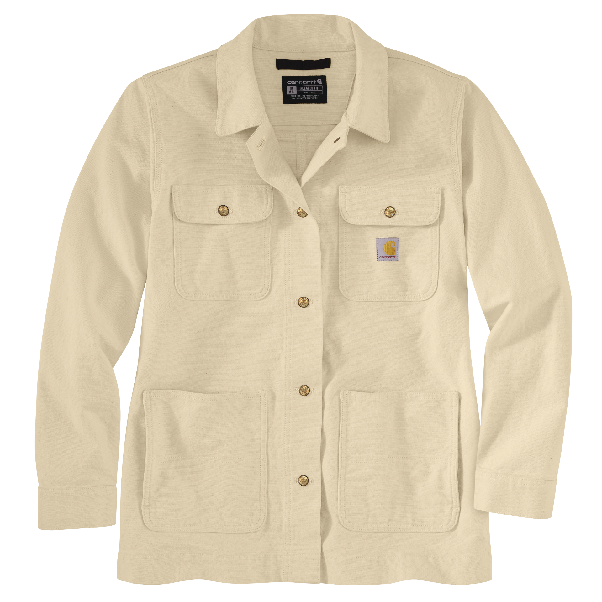 Picture of Carhartt 106812 Womens Rugged Flex® Loose Fit Canvas Chore Coat