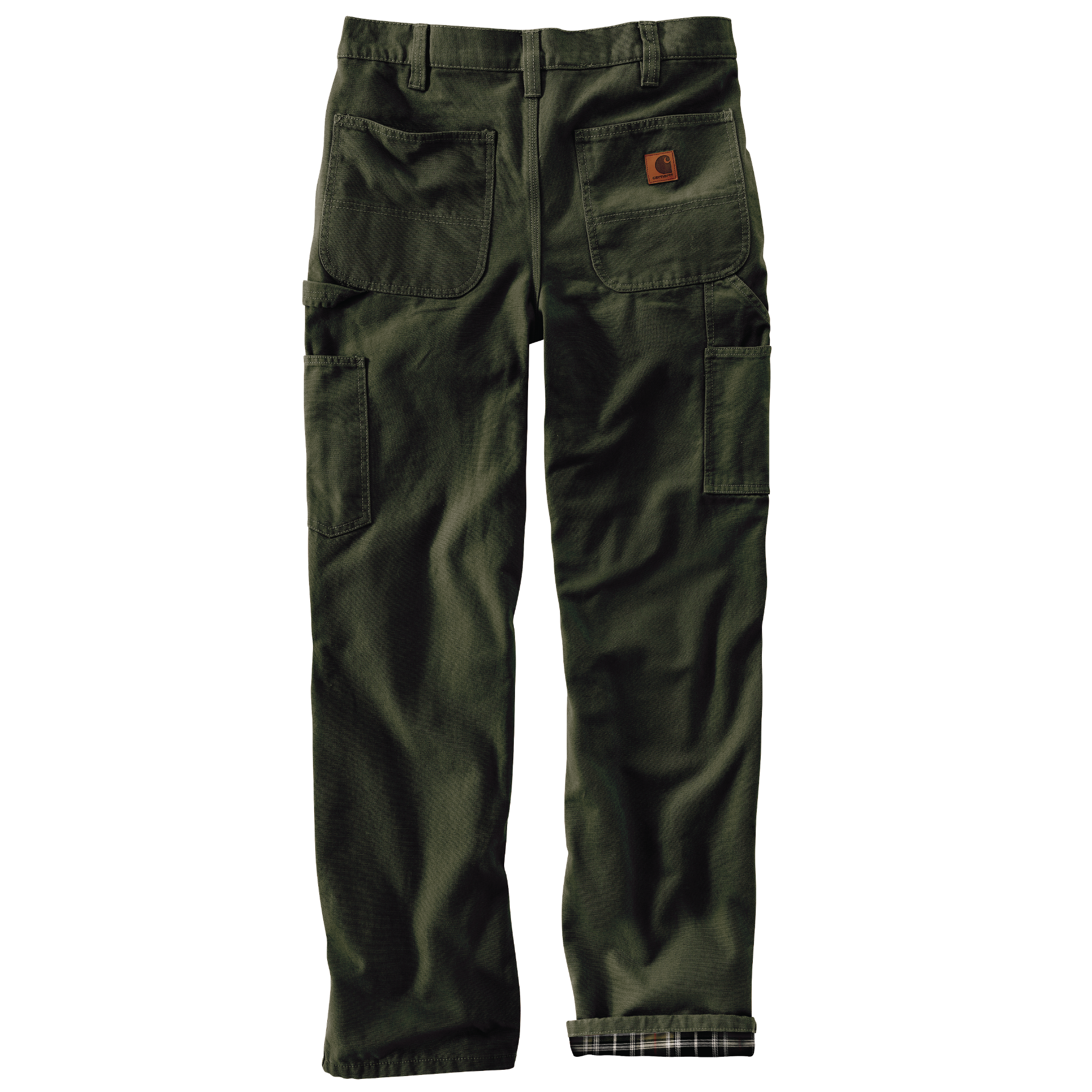 Picture of Carhartt B111 Mens Loose Straight Washed Duck Lined Dungaree