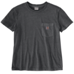 Picture of Carhartt 106272 Womens Relaxed Fit Lightweight Short Sleeve Garment Dye Pocket T-Shirt