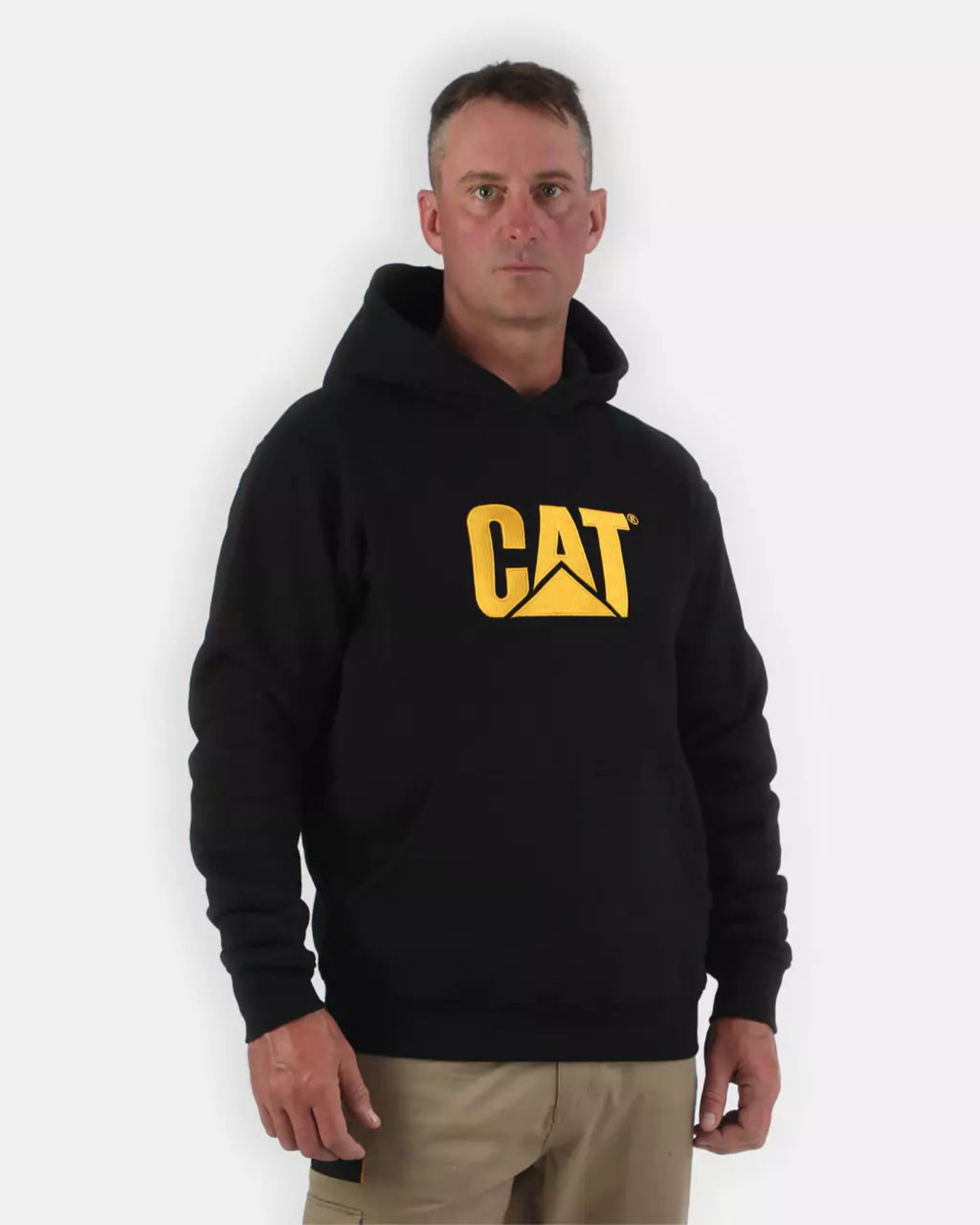 Picture of CAT W10646 TRADEMARK HOODED SWEATSHIRT