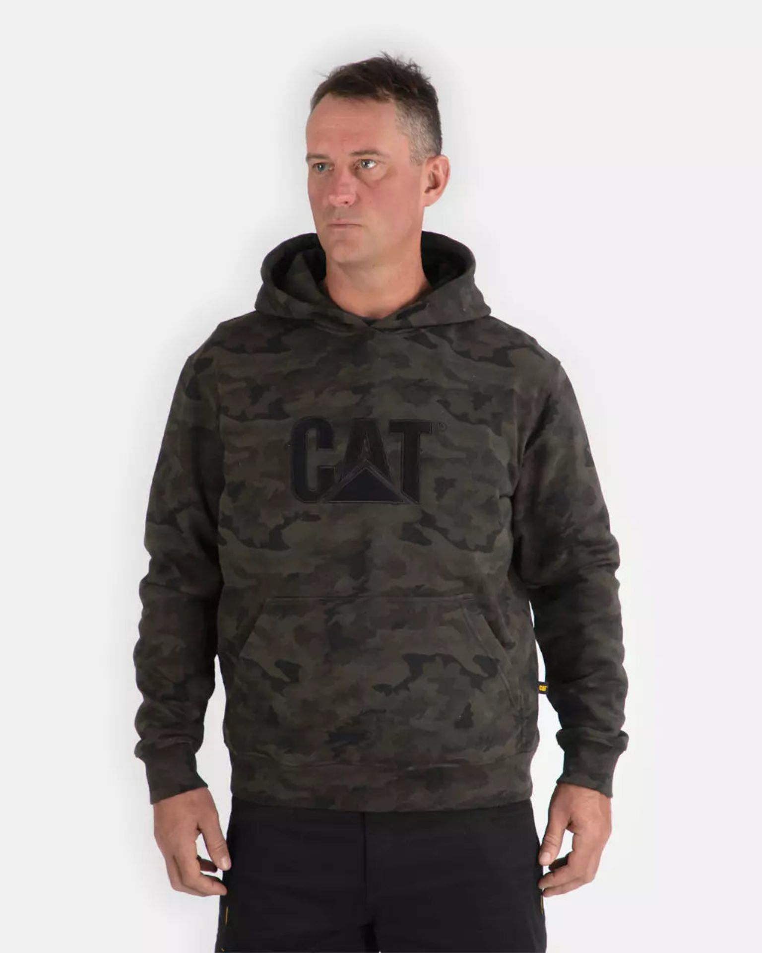 Picture of CAT W10646 TRADEMARK HOODED SWEATSHIRT