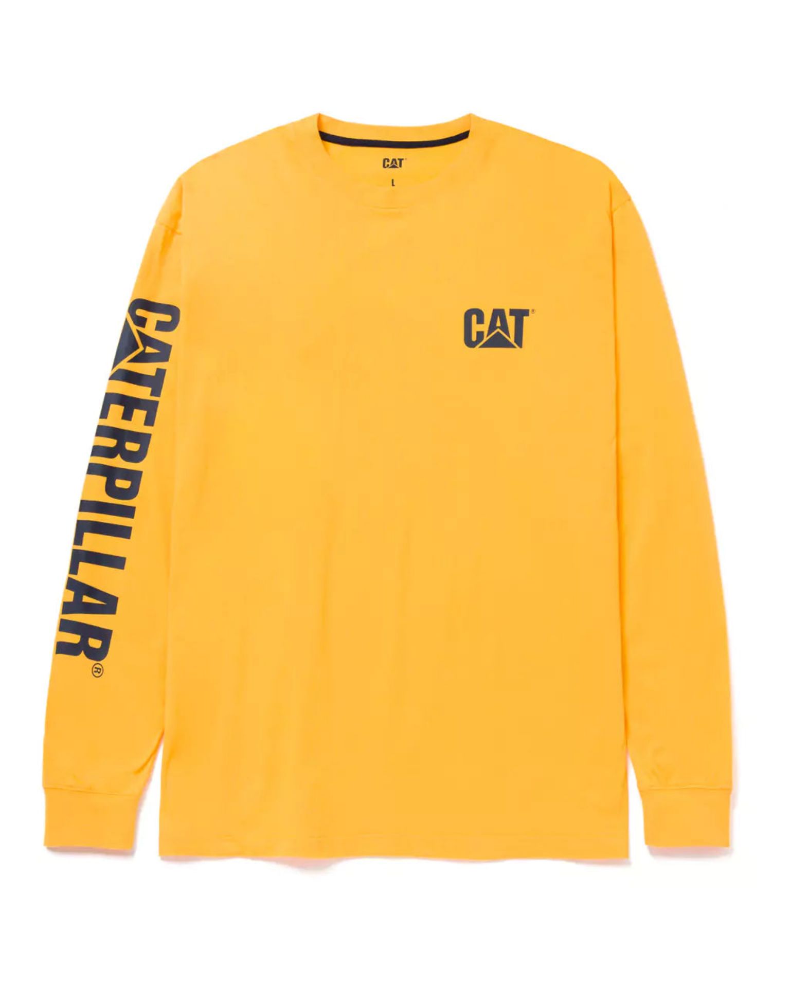 Picture of CAT 1510034 TRADEMARK BANNER L/S TEE