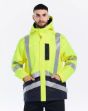 Picture of CAT 1310166 HI-VIS RAIN JACKET