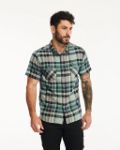 Picture of CAT 1020005 PLAID S/S WORK SHIRT