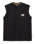 Picture of CAT W07074 TRADEMARK SLEEVELESS POCKET TEE