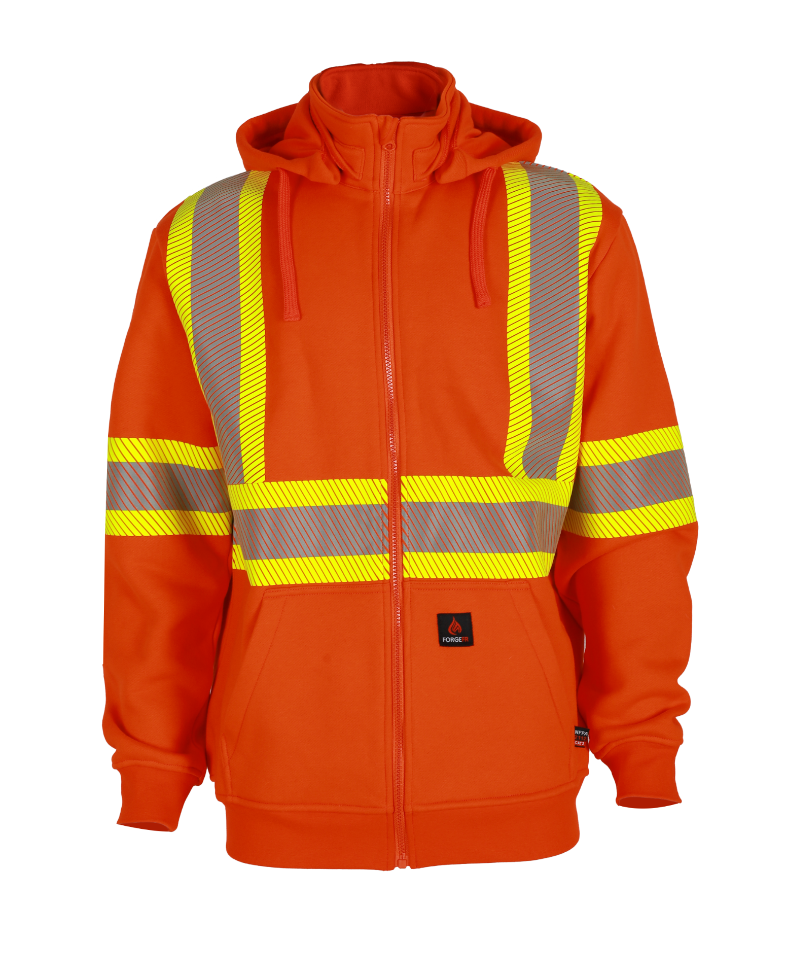 Picture of Forge FR MFRCHDY-4 MEN'S FR HOODIE WITH ZIPPER WITH TAPING