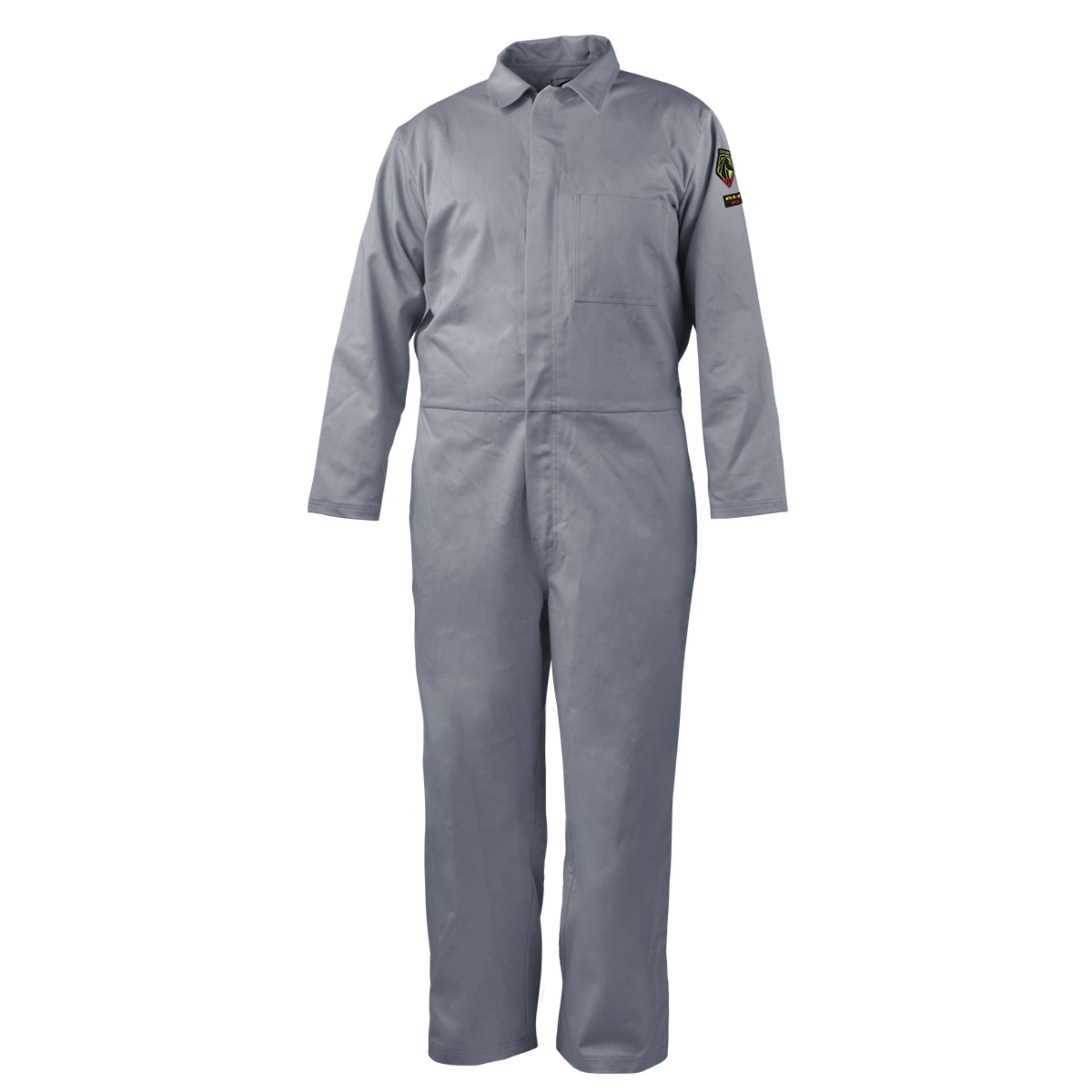 Picture of Black Stallion CF2117-GY 7 OZ FLAME-RESISTANT COTTON COVERALLS (GRAY)