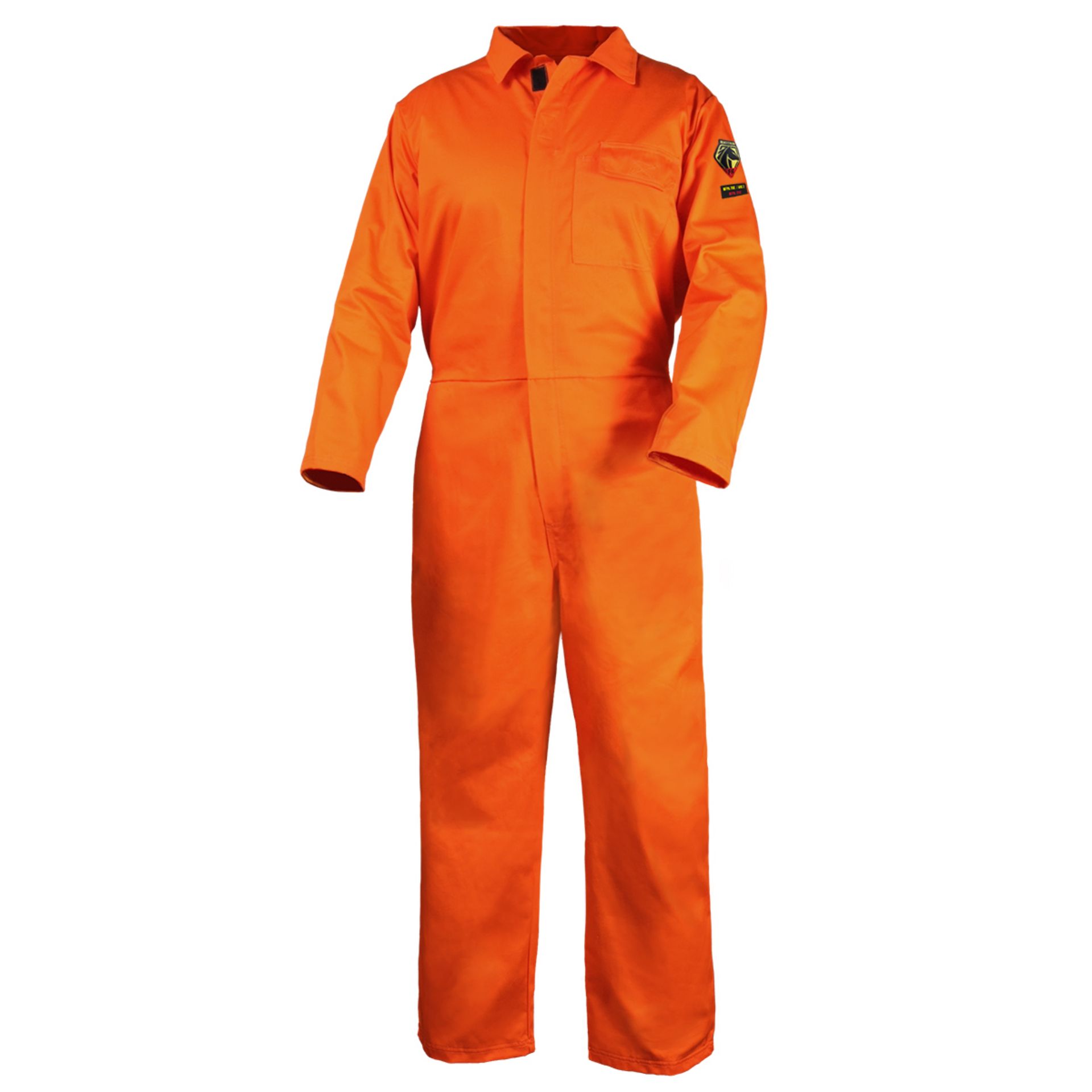 Picture of Black Stallion CF2117-OR 7 OZ FLAME-RESISTANT COTTON COVERALLS (ORANGE)