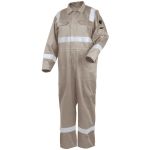 Picture of Black Stallion CF2216-ST 9 OZ FLAME-RESISTANT COTTON REFLECTIVE TAPE COVERALLS