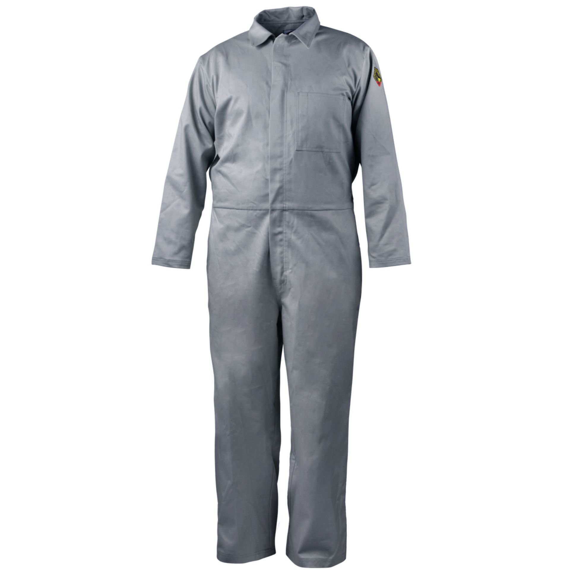 Picture of Black Stallion CF4017-GY 7 OZ FLAME-RESISTANT 88/12 COTTON COVERALLS