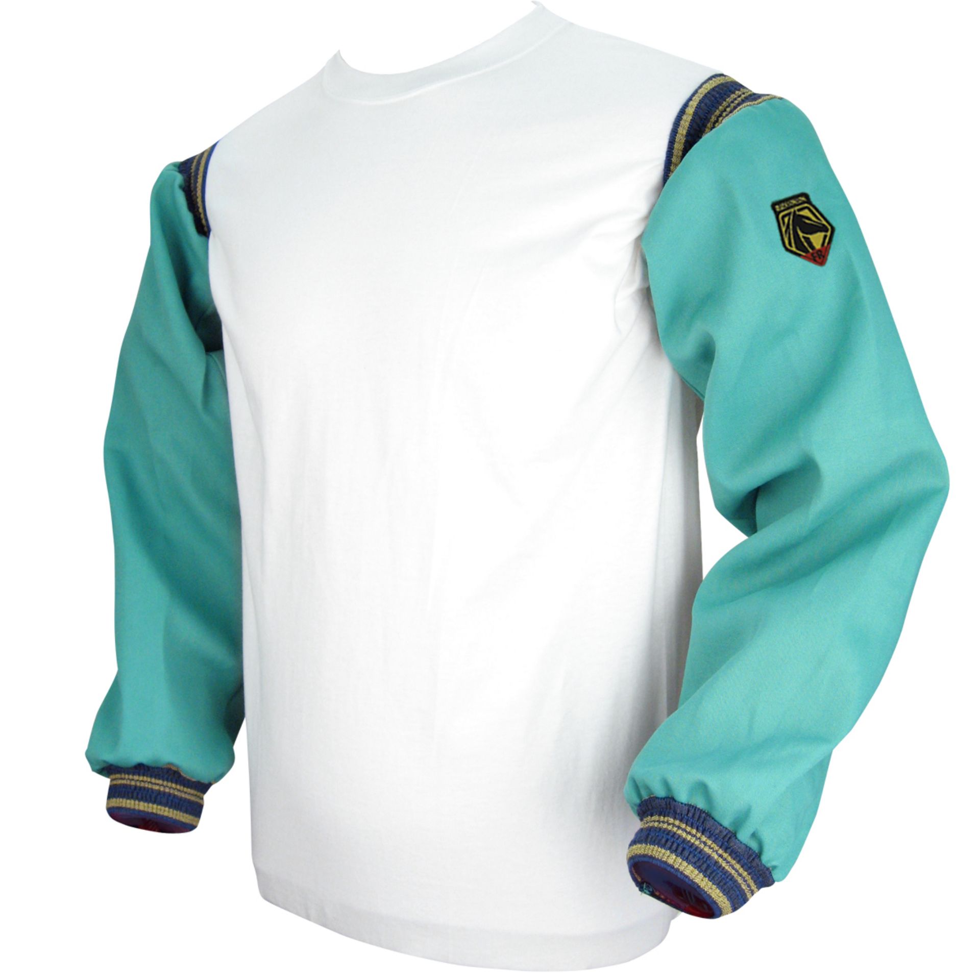 Picture of Black Stallion F9-223S 9 OZ FLAME RESISTANT COTTON 23 INCH SLEEVES -- ELASTIC CUFF BAND