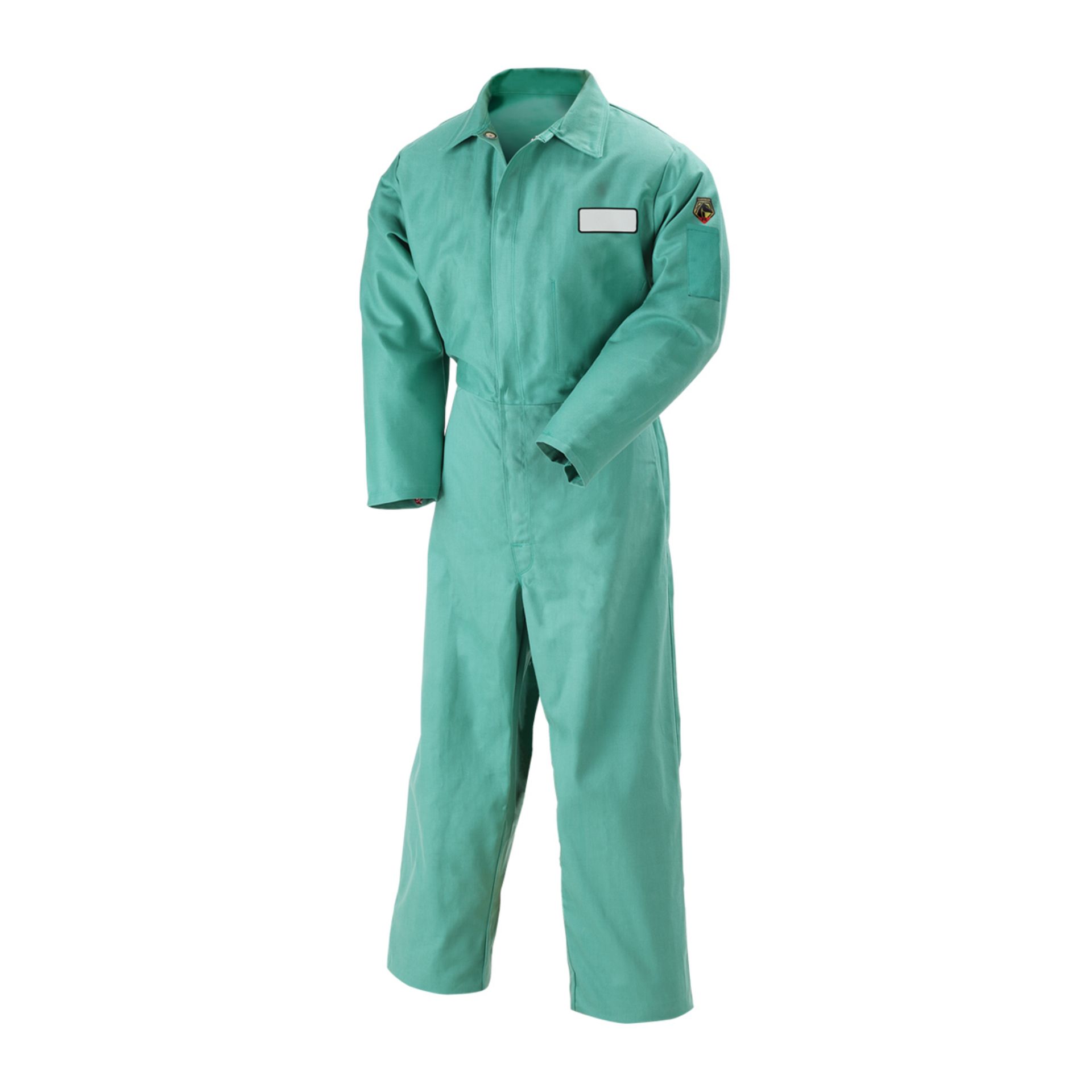 Picture of Black Stallion F9-32CA/PT 9 OZ FLAME RESISTANT COTTON COVERALL WITH PASS-THROUGH POCKETS