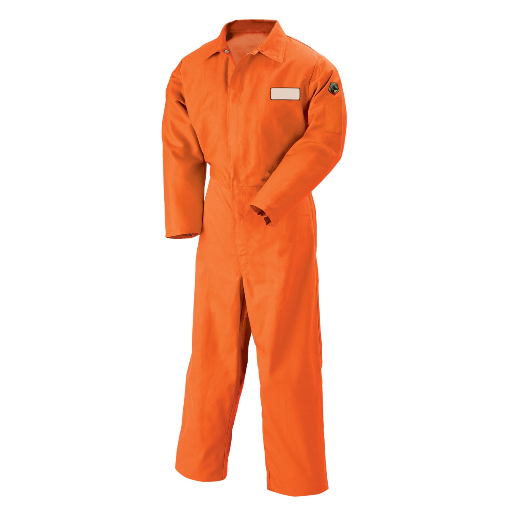 Picture of Black Stallion FO9-32CA/PT 9 OZ FLAME RESISTANT COTTON COVERALL WITH SNAP CLOSURE