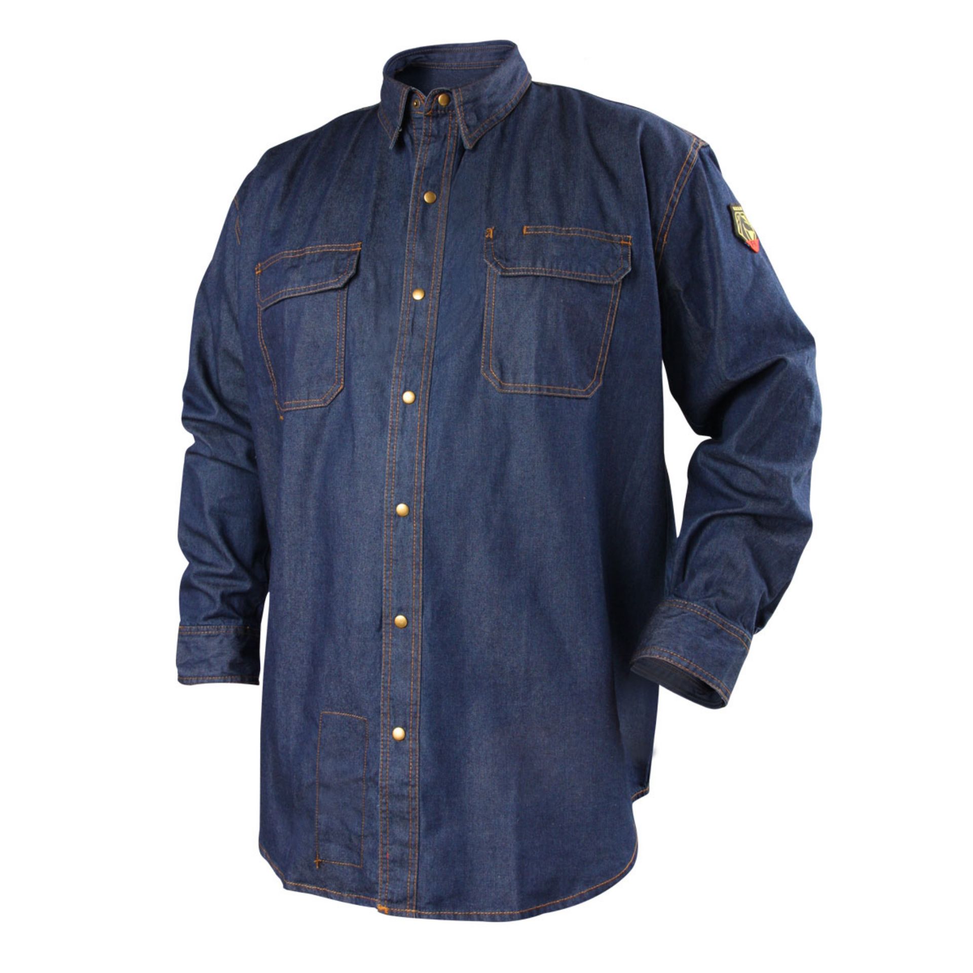 Picture of Black Stallion FS8-DNM 8 OZ FR COTTON WORK SHIRT