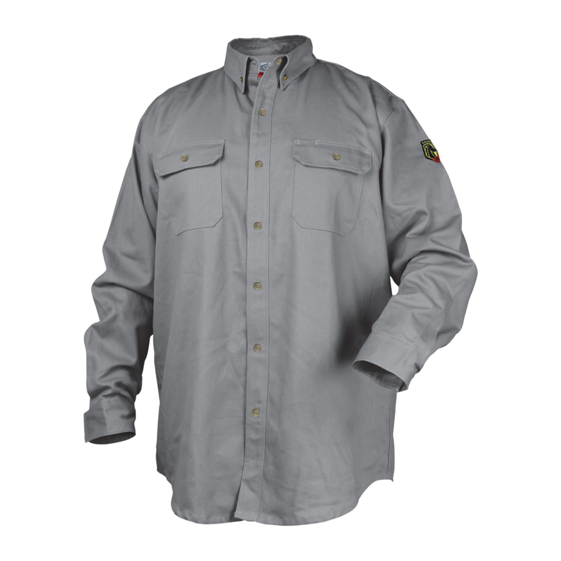 Picture of Black Stallion WF2110-GY  FR COTTON WORK SHIRT